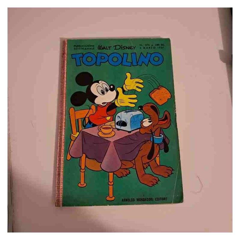 Topolino Libretto n. 275 Walt Disney con bollino