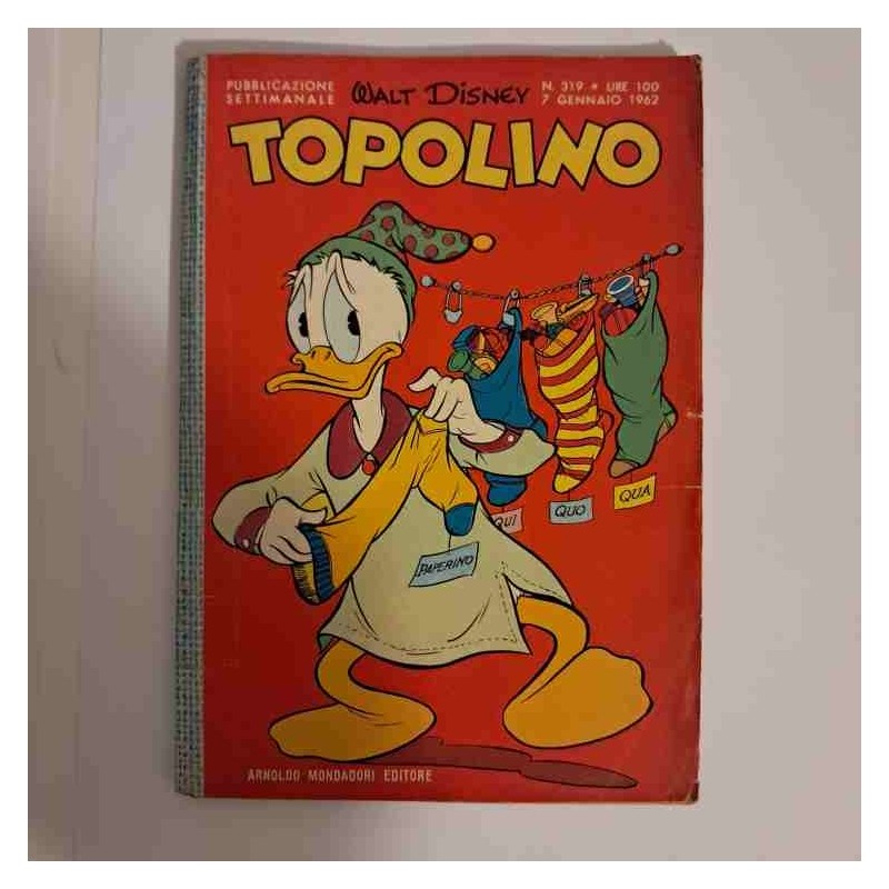 Topolino Libretto n. 319 Walt Disney con bollino