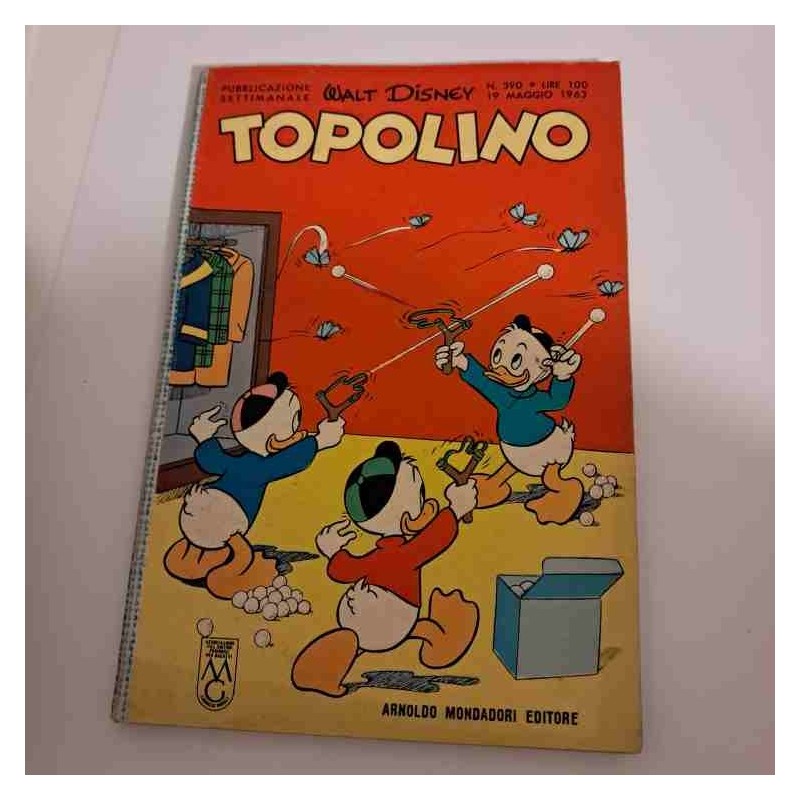 Topolino Libretto n. 390 Walt Disney con bollino