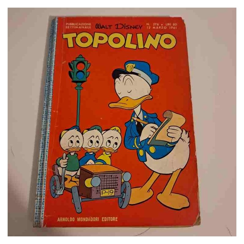 Topolino Libretto n. 276 Walt Disney con bollino