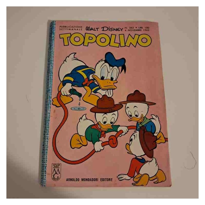 Topolino Libretto n. 362 Walt Disney con bollino