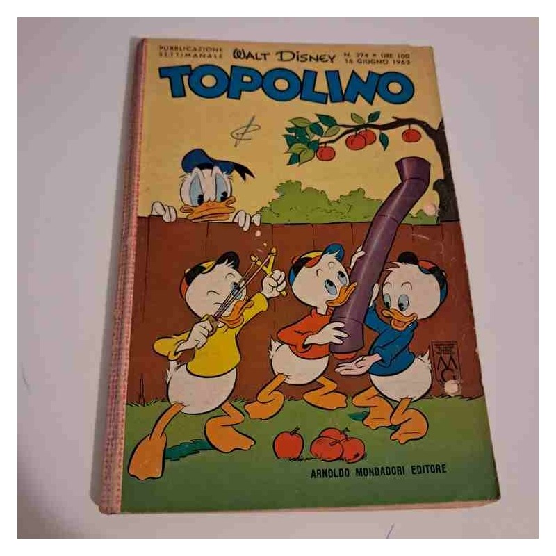 Topolino Libretto n. 394 Walt Disney no bollino e figurine