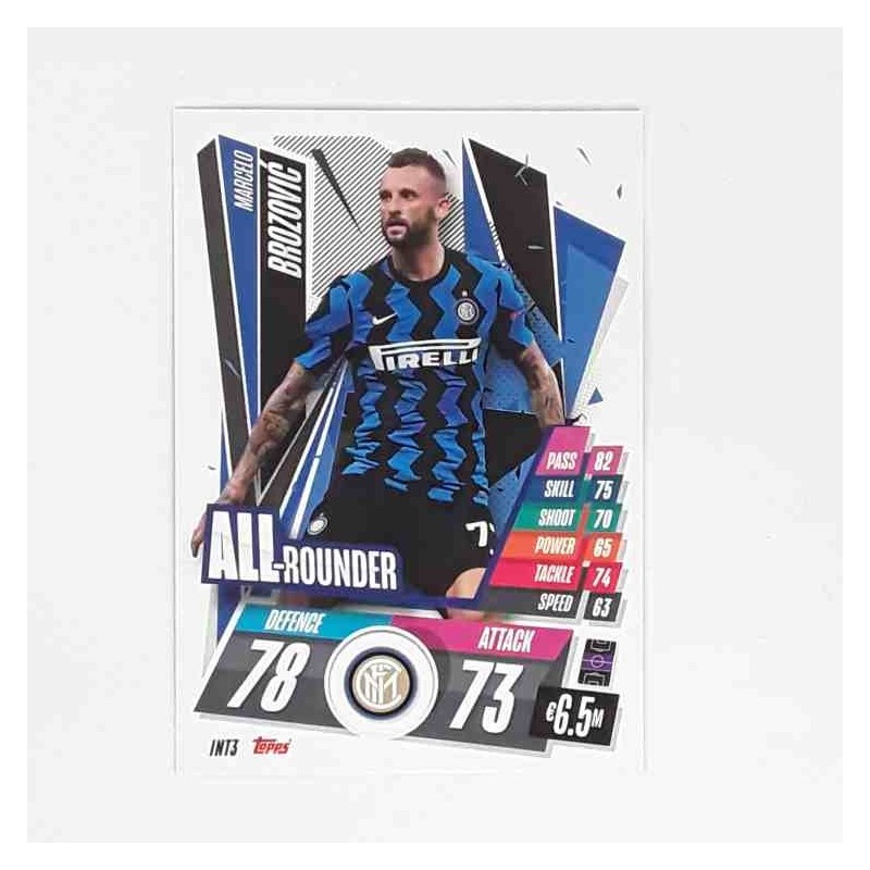 Match Attax Champions League Topps 2020 Marcelo Brozovic Inter INT3