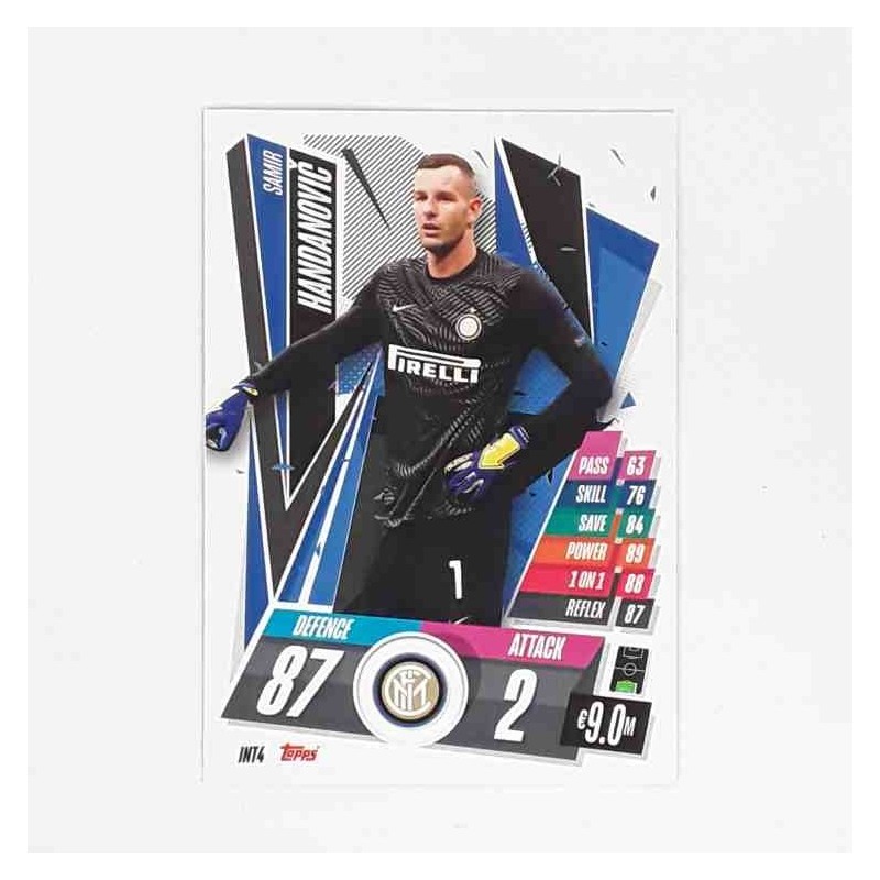 Match Attax Champions League Topps 2020 Samir Handanovic Inter INT4