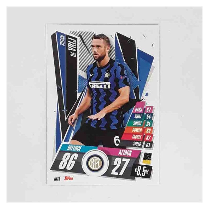 Match Attax Champions League Topps 2020 Stefan de Vrij Inter INT5