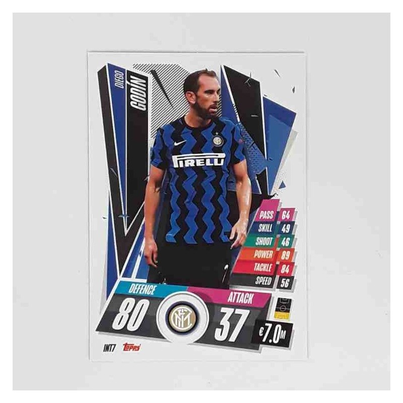 Match Attax Champions League Topps 2020 Diego Godin Inter INT7