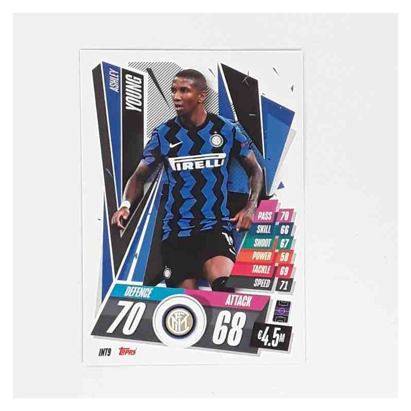 Match Attax Champions League Topps 2020 Ashley Young Inter INT9