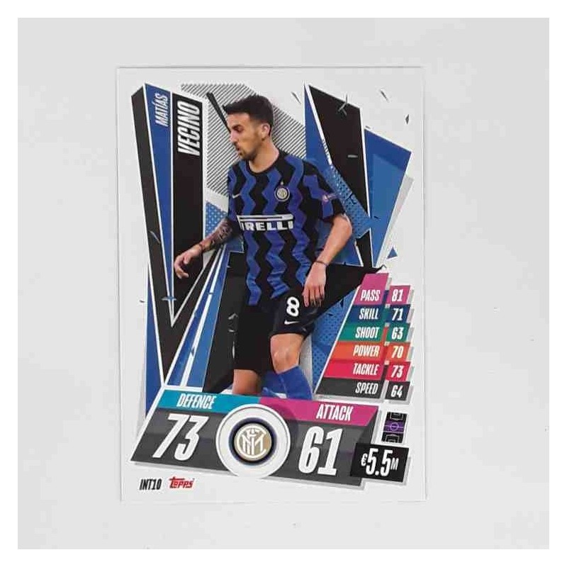 Match Attax Champions League Topps 2020 Matias Vecino Inter INT10