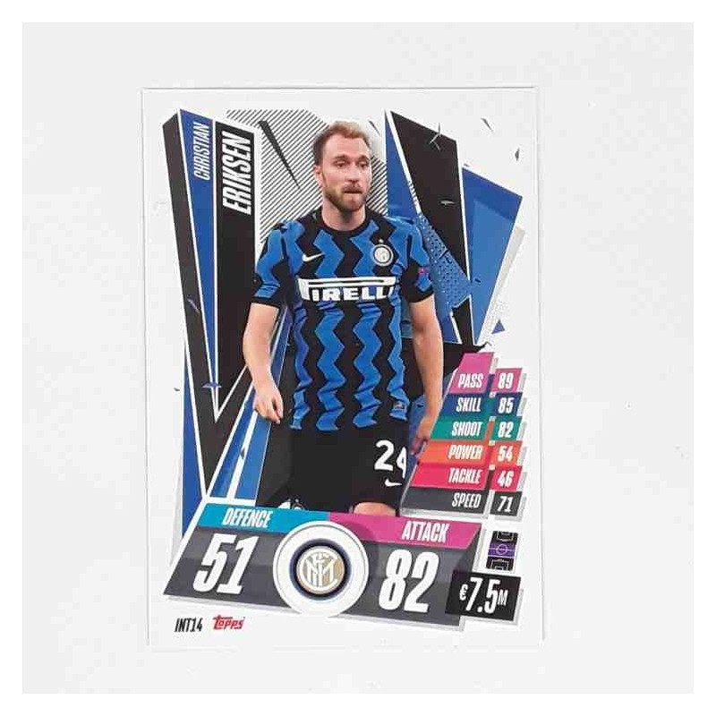 Match Attax Champions League Topps 2020 Christian Eriksen Inter INT14