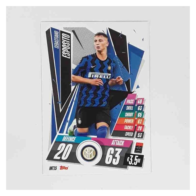 Match Attax Champions League Topps 2020 Sebastiano Esposito Inter INT15