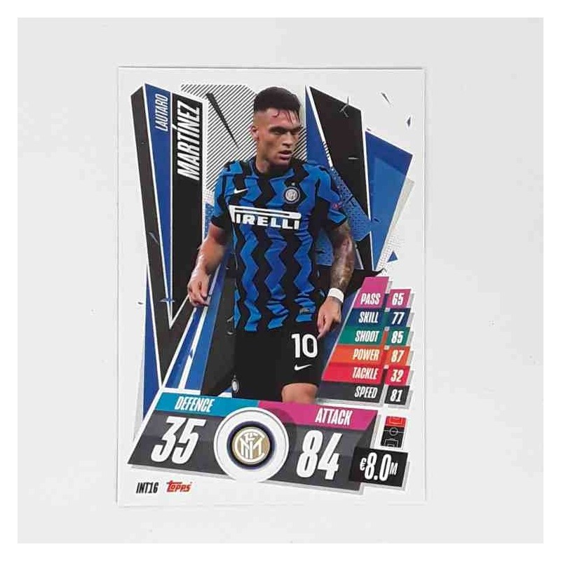 Match Attax Champions League Topps 2020 Lautaro Martinez Inter INT16