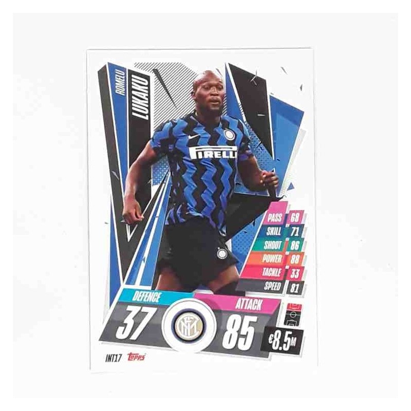 Match Attax Champions League Topps 2020 Romelu Lukaku Inter INT17