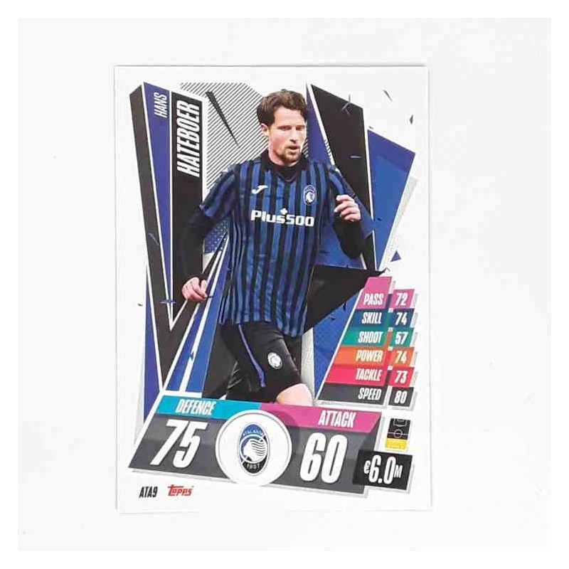 Match Attax Champions League Topps 2020 Hans Hateboer Atalanta ATA9