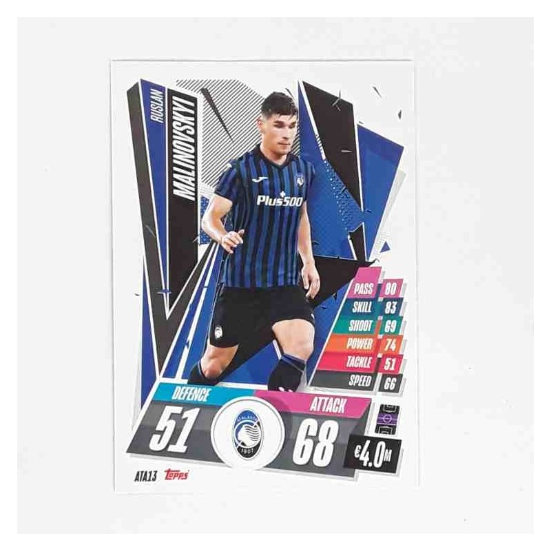 Match Attax Champions League Topps 2020 Ruslan Malinovskyi Atalanta ATA13