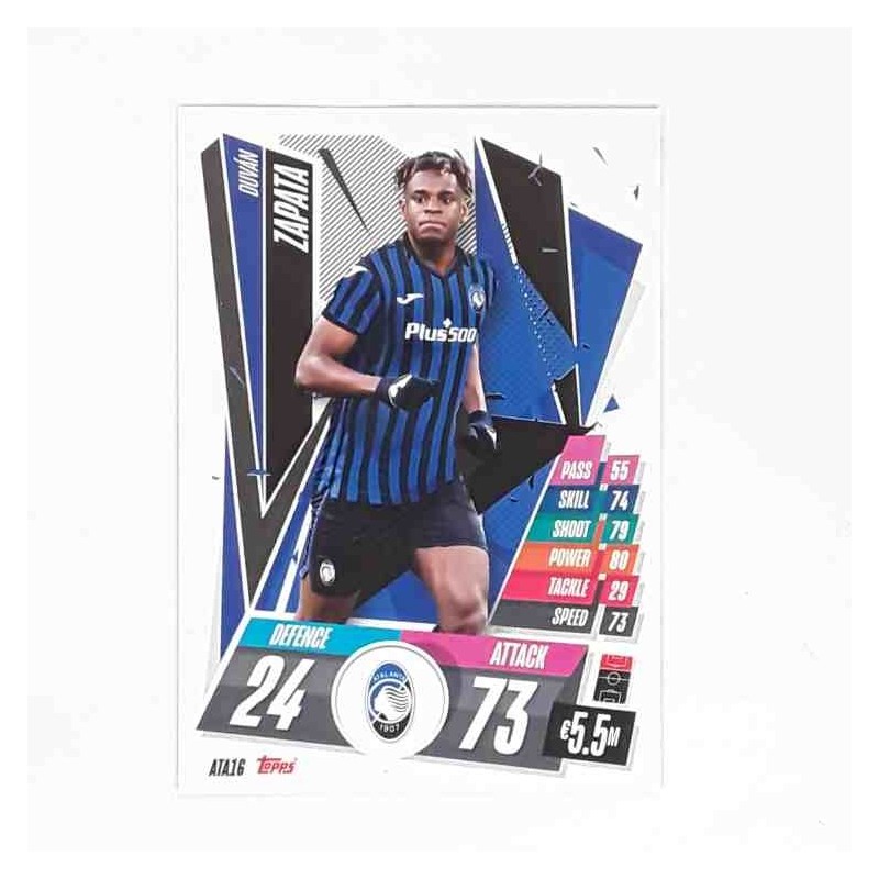 Match Attax Champions League Topps 2020 Duvan Zapata Atalanta ATA16