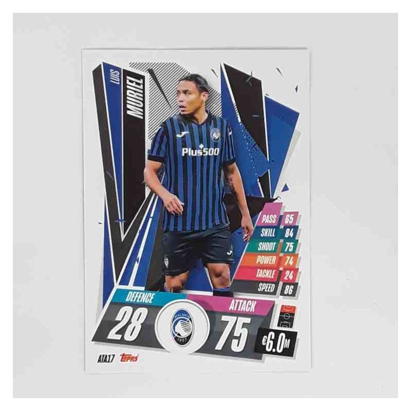 Match Attax Champions League Topps 2020 Luis Muriel Atalanta ATA17