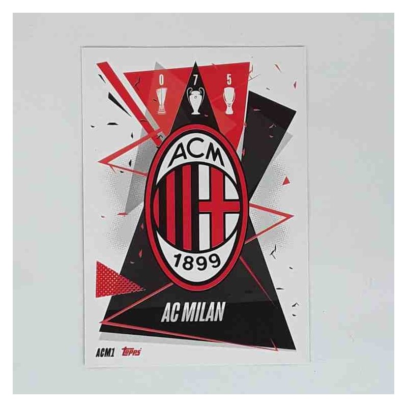 Match Attax Champions League Topps 2020 Team Badge AC Milan ACM1