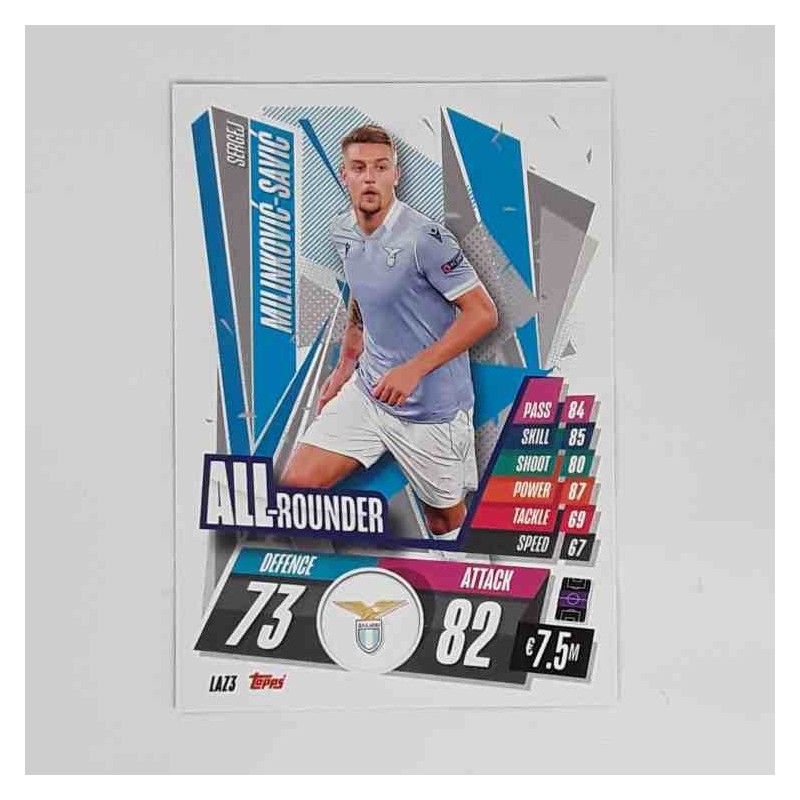 Match Attax Champions League Topps 2020 Sergej Milinkovic-Savic Lazio LAZ3