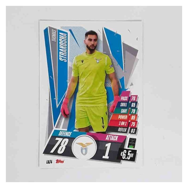 Match Attax Champions League Topps 2020 Thomas Strakosha Lazio LAZ4