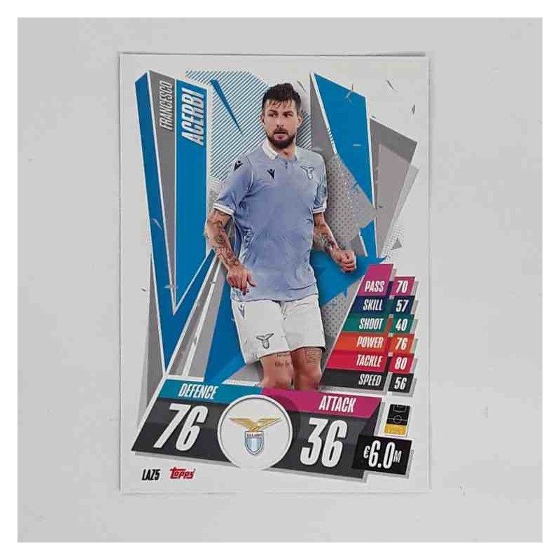 Match Attax Champions League Topps 2020 Francesco Acerbi Lazio LAZ5