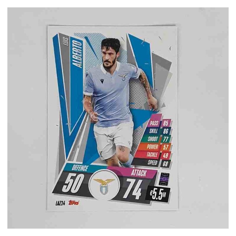 Match Attax Champions League Topps 2020 Luis Alberto Lazio LAZ14