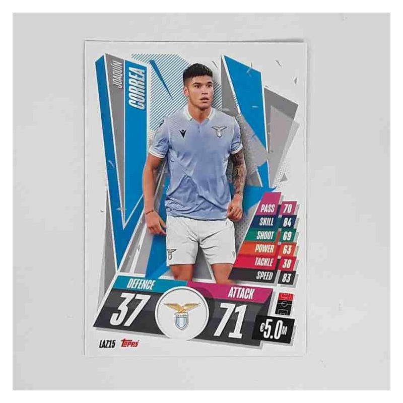 Match Attax Champions League Topps 2020 Joaquin Correa Lazio LAZ15