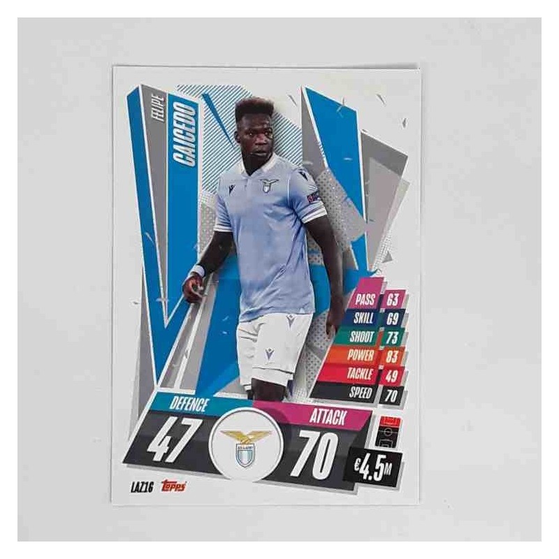 Match Attax Champions League Topps 2020 Felipe Caicedo Lazio LAZ16