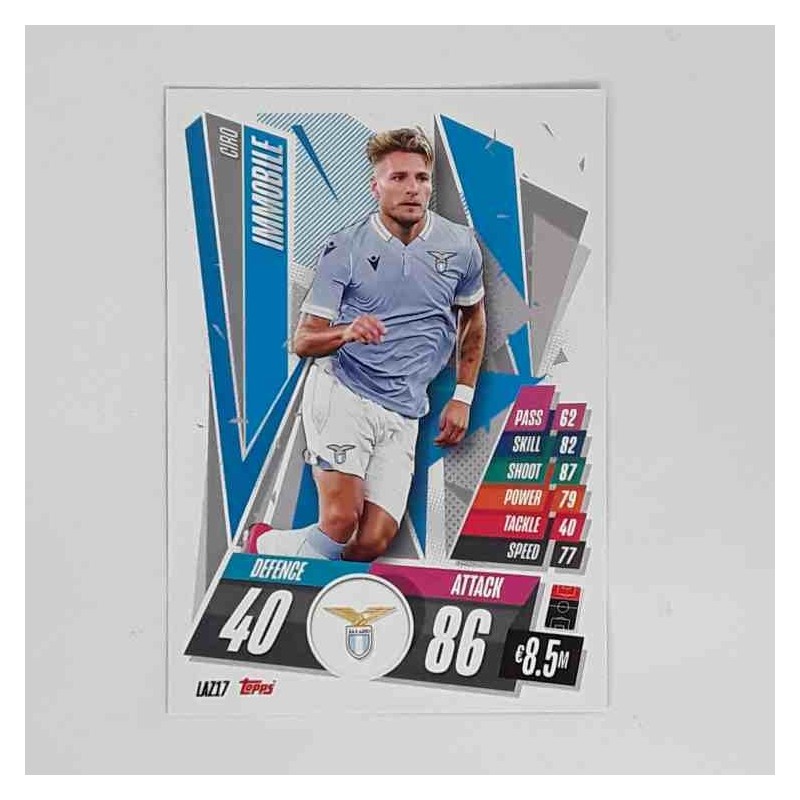 Match Attax Champions League Topps 2020 Ciro Immobile Lazio LAZ17