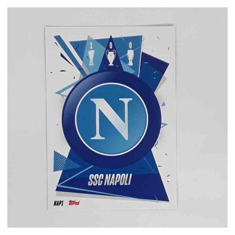 Match Attax Champions League Topps 2020 Team Badge Napoli NAP1