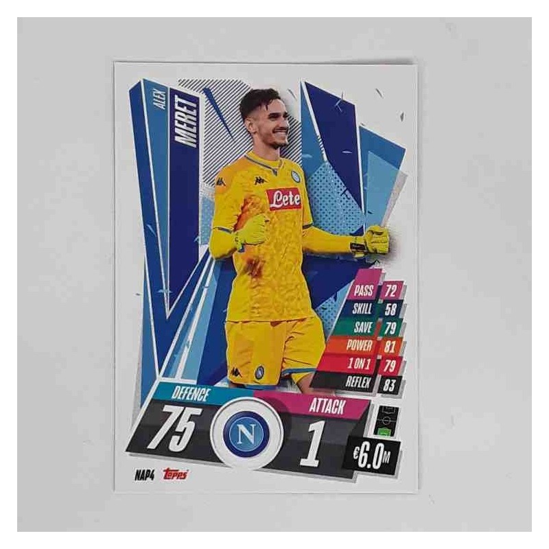 Match Attax Champions League Topps 2020 Alex Meret Napoli NAP4