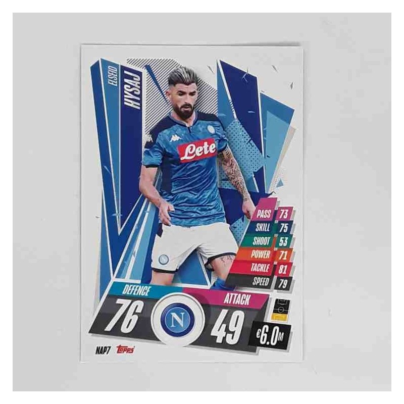 Match Attax Champions League Topps 2020 Elseid Hysaj Napoli NAP7