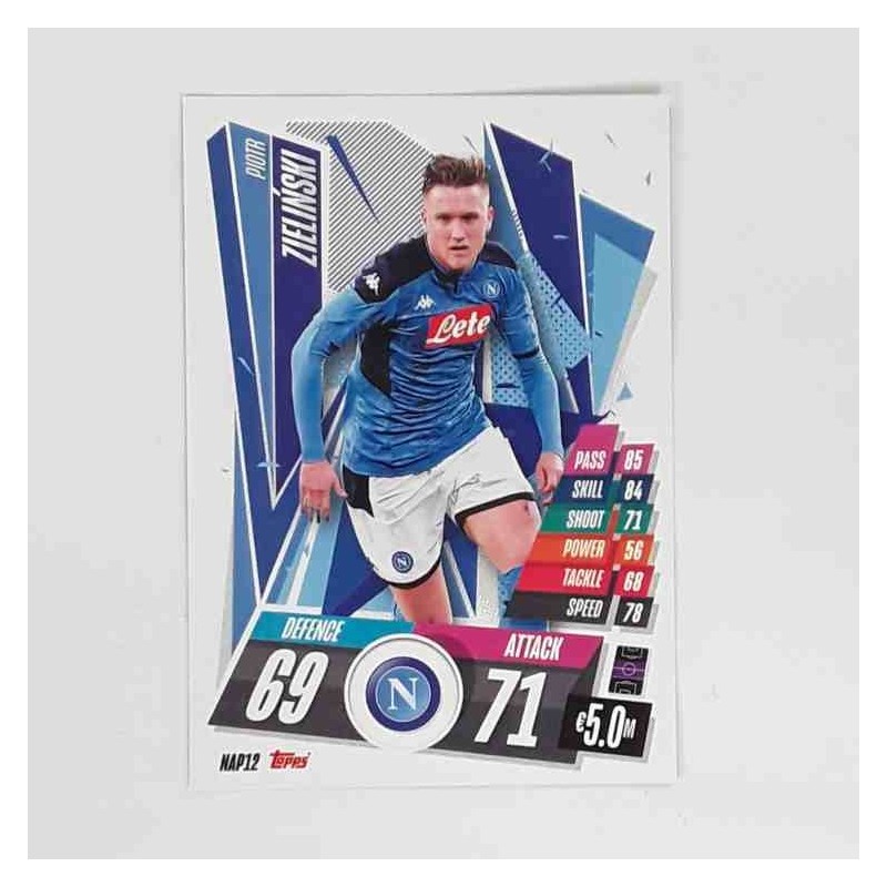 Match Attax Champions League Topps 2020 Piotr Zielinski Napoli NAP12