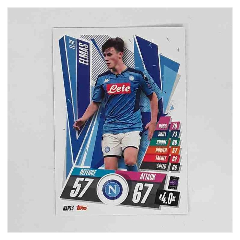 Match Attax Champions League Topps 2020 Eljif Elmas Napoli NAP13