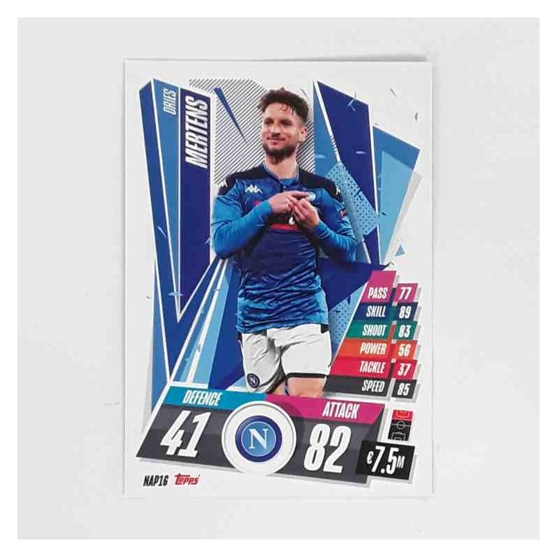 Match Attax Champions League Topps 2020 Dries Mertens Napoli NAP16