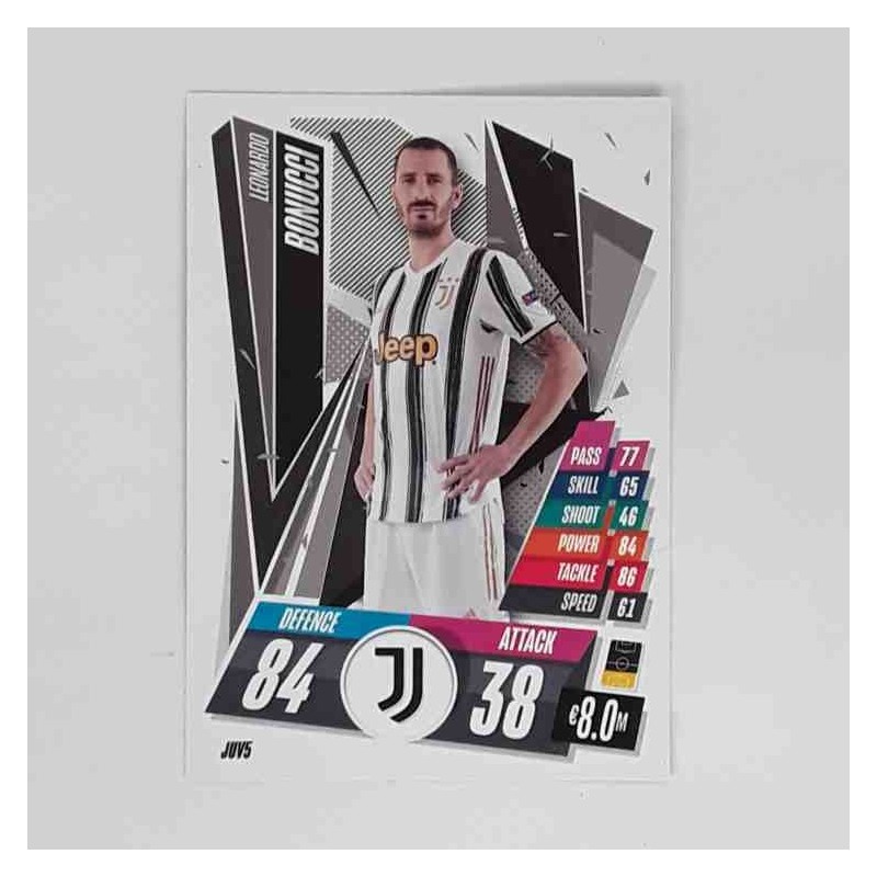 Match Attax Champions League Topps 2020 Leonardo Bonucci Juventus JUV5