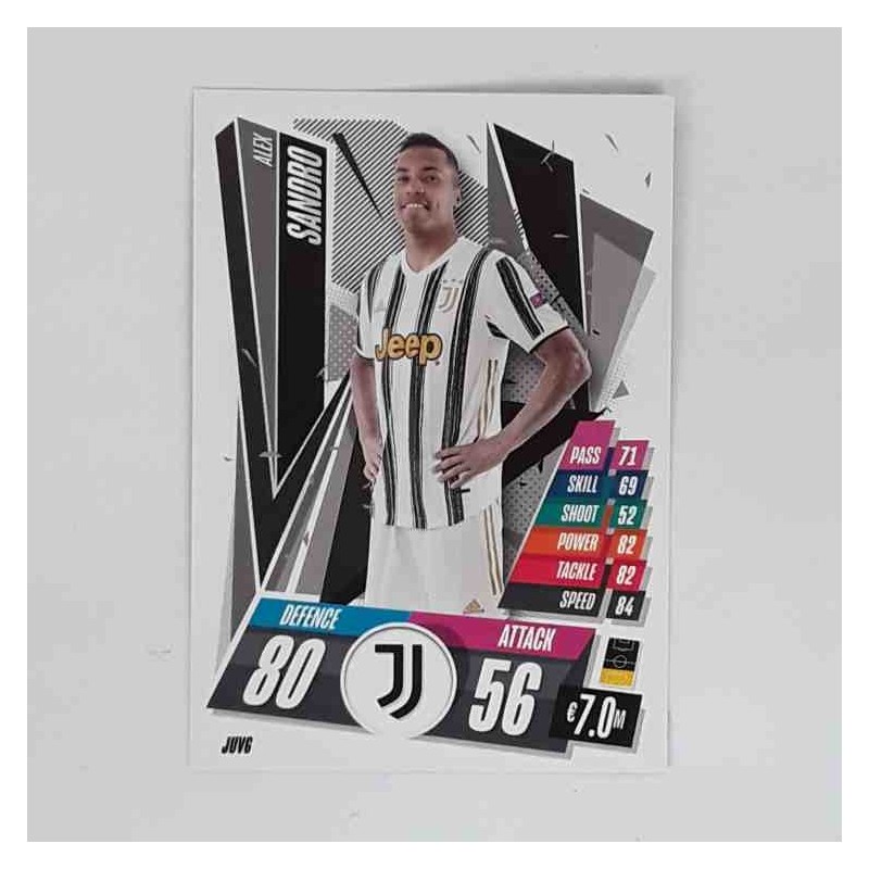 Match Attax Champions League Topps 2020 Alex Sandro Juventus JUV6