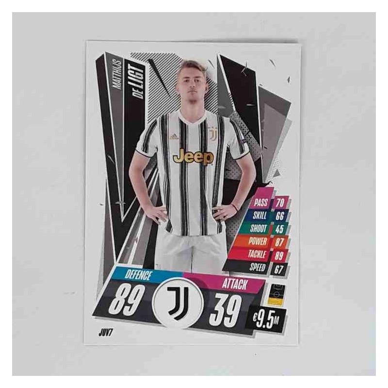 Match Attax Champions League Topps 2020 Matthijs De Ligt Juventus JUV7