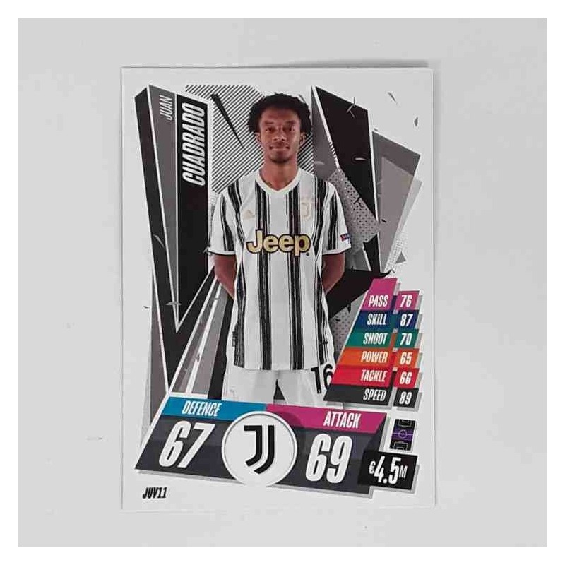 Match Attax Champions League Topps 2020 Juan Cuadrado Juventus JUV11