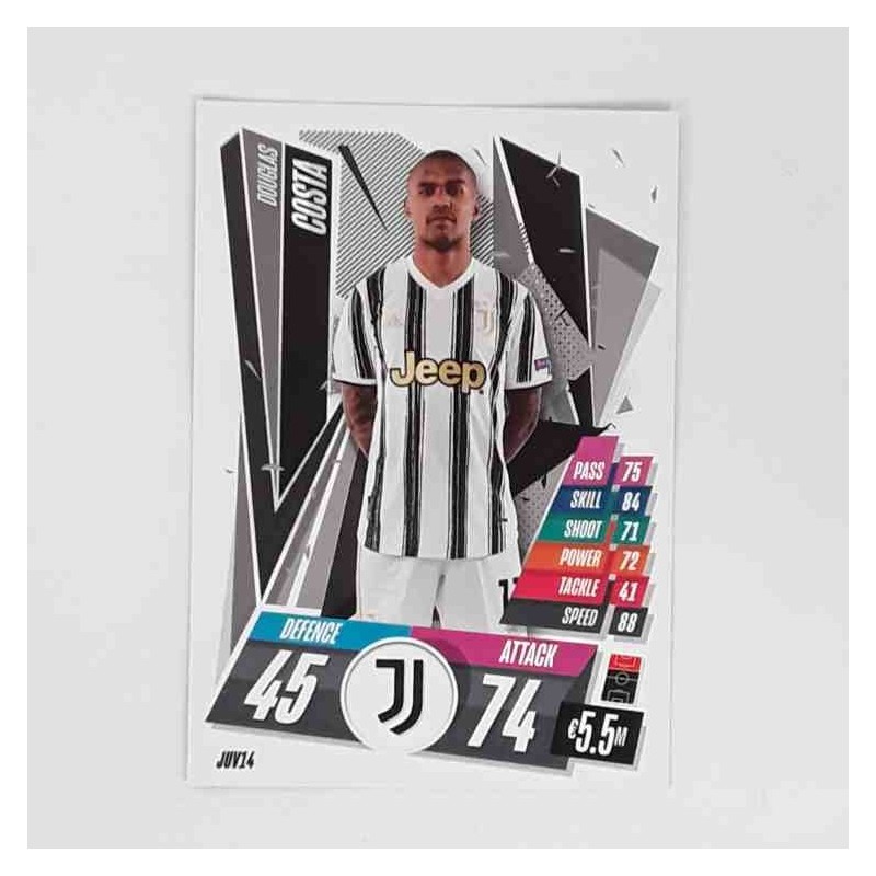 Match Attax Champions League Topps 2020 Douglas Costa Juventus JUV14