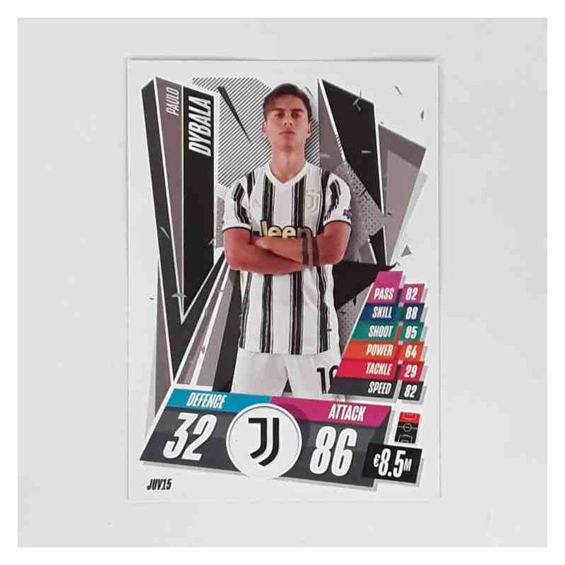 Match Attax Champions League Topps 2020 Paulo Dybala Juventus JUV15