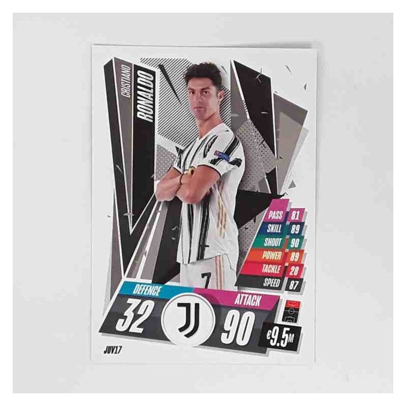 Match Attax Champions League Topps 2020 Cristiano Ronaldo Juventus JUV17