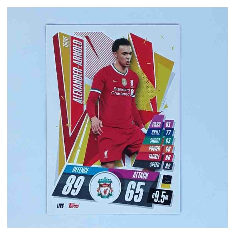 Match Attax Champions League Topps 2020 Trent Alexander-Arnold Liverpool FC LIV6