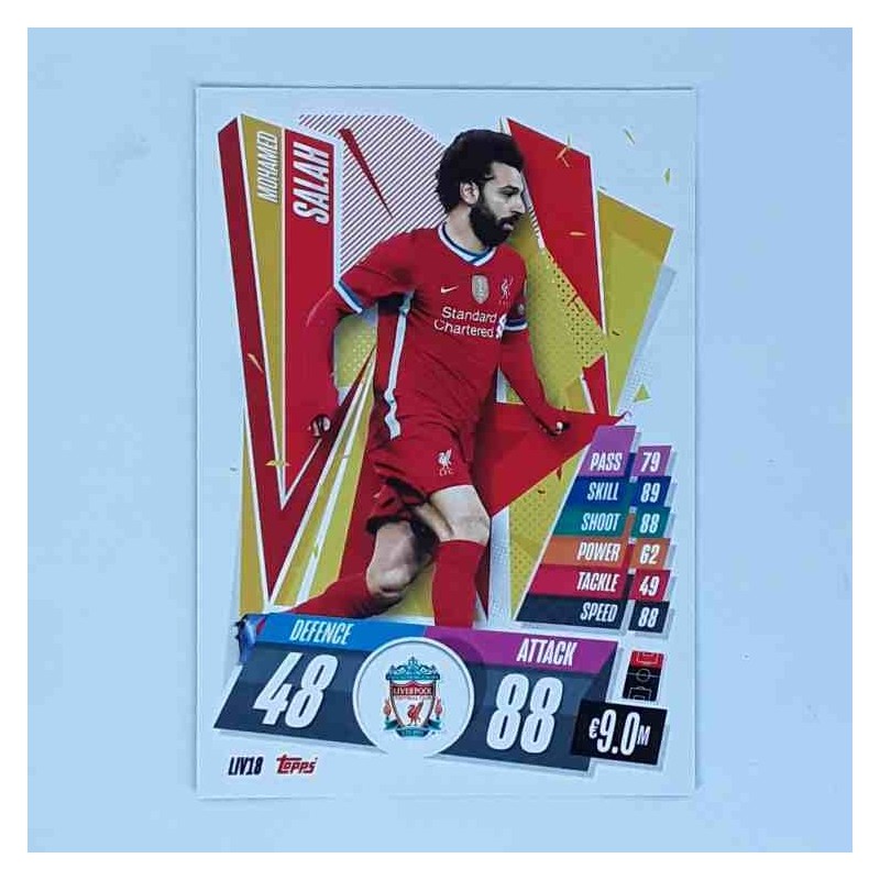 Match Attax Champions League Topps 2020 Mohamed Salah Liverpool FC LIV18