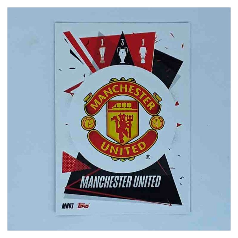 Match Attax Champions League Topps 2020 Team Badge Manchester United MNU1