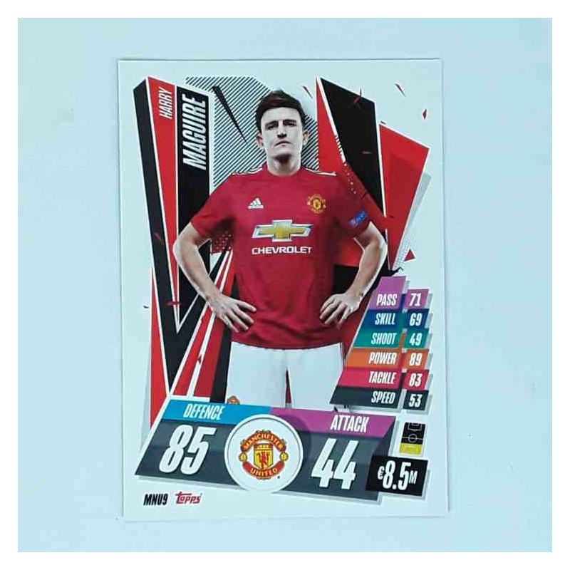 Match Attax Champions League Topps 2020 Harry Maguire Manchester United MNU9