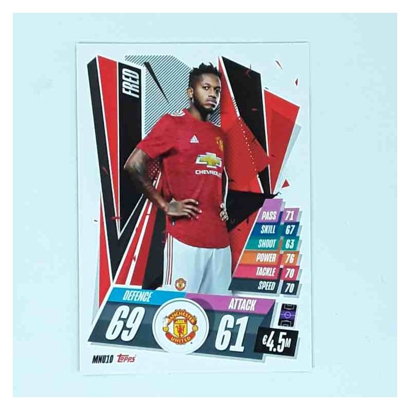 Match Attax Champions League Topps 2020 Fred Manchester United MNU10