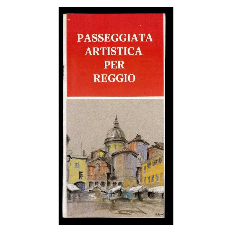 Depliant passeggiata artistica per Reggio