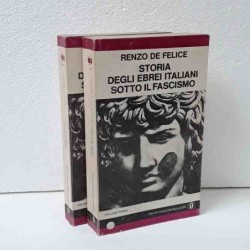 Storia degli ebrei italiani sotto il fascismo - 2 volumi di De Felice Renzo