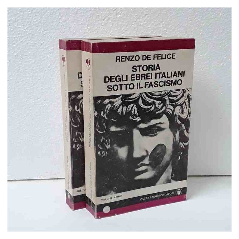 Storia degli ebrei italiani sotto il fascismo - 2 volumi di De Felice Renzo