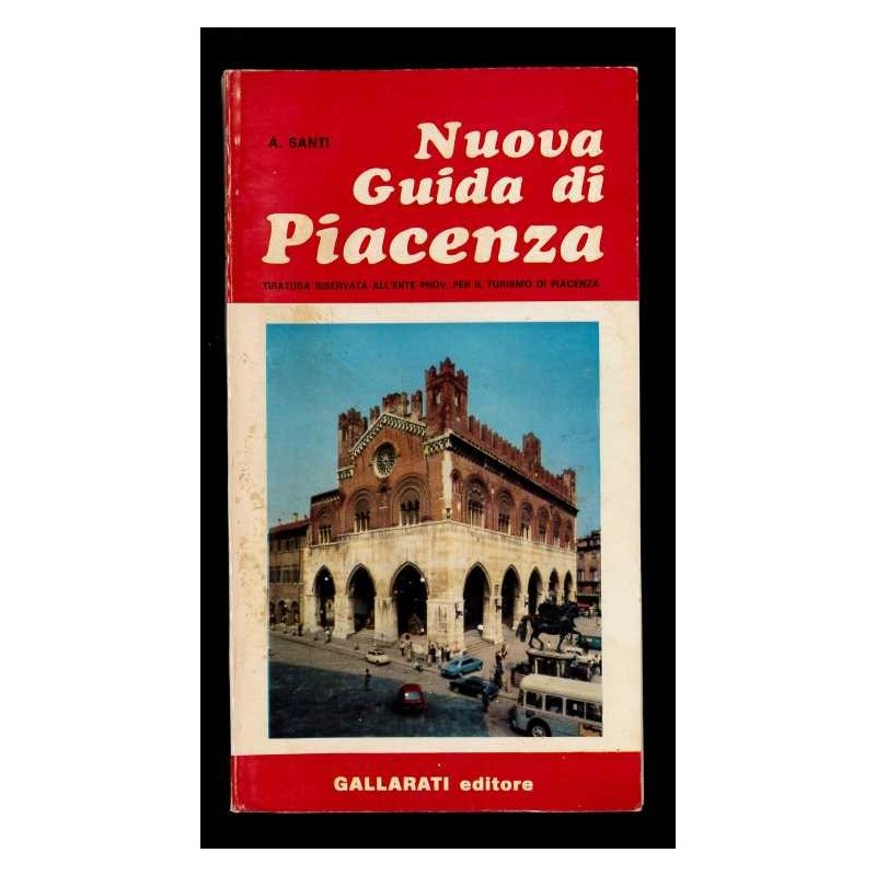 Depliant nuova guida di Piacenza anni 70